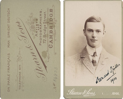 The cabinet card measures 2.5' x 4'