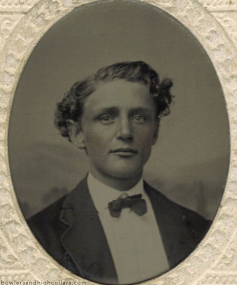 Tintype in frame. Personal Collection