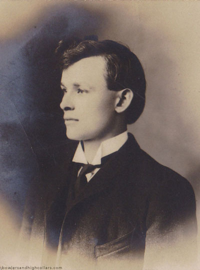 Three-quarter portrait on RPPC. Personal Collection. 