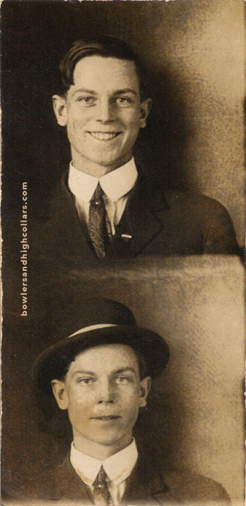 Super early, super tiny photobooth. Private Collection.