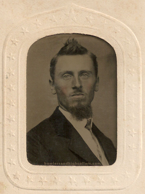 Mr. Faux Hawk tintype. Private Collection.