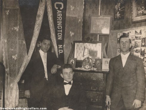 Fraternity room. RPPC. Private Collection.