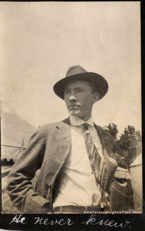 1930s candid snapshot. Private Collection.