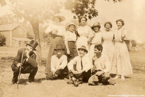 Life of the party. RPPC. Private Collection.
