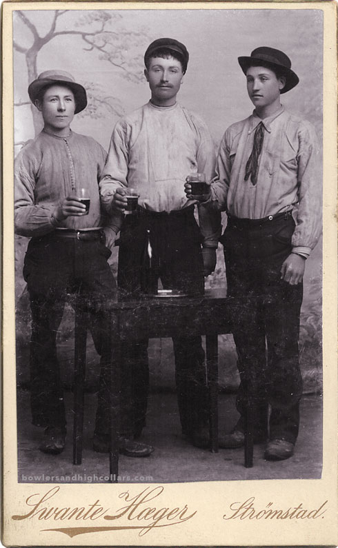 Swedish workers. CDV. Private Collection.