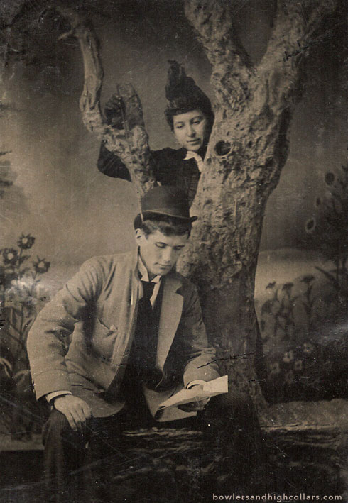 1880s tintype. Private Collection.