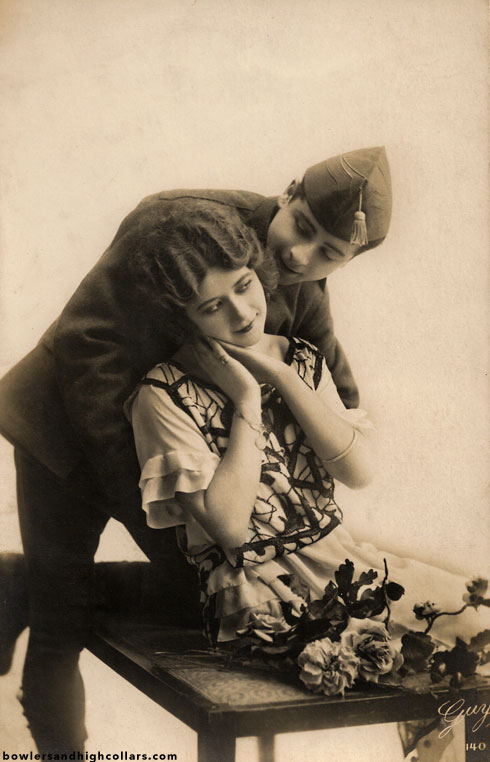 1920s Belgian postcard. Private Collection.