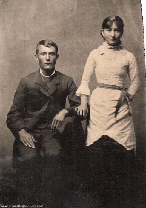 1/6th plate tintype. Private Collection.