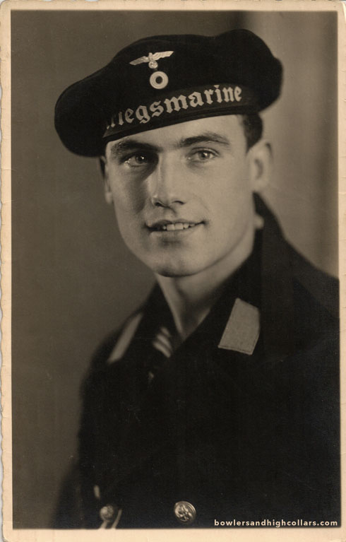 Heribert the WWII German sailor. RPPC. Private Collection.