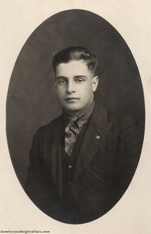 Late 1910s portrait. RPPC. Private Collection.