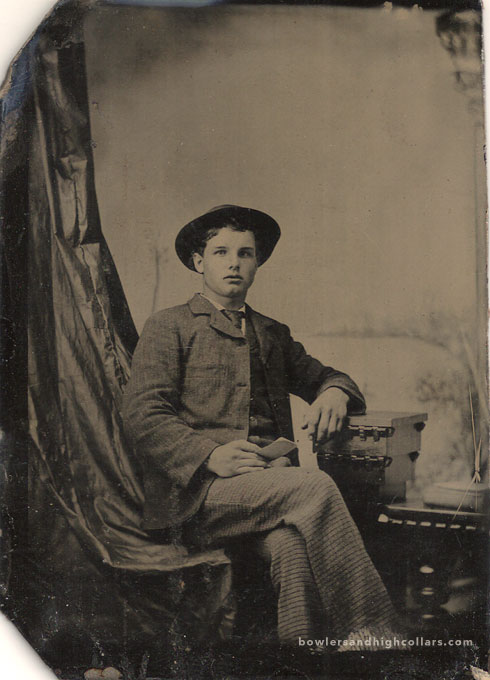 Occupational tintype ca 1880's. Private Collection.